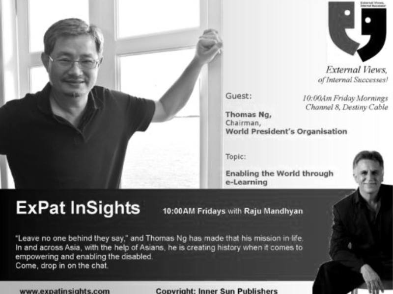 TV PROGRAM EXPAT INSIGHTS BY RAJU MANDYAN INTERVIEW JAN 2013 – MANILA